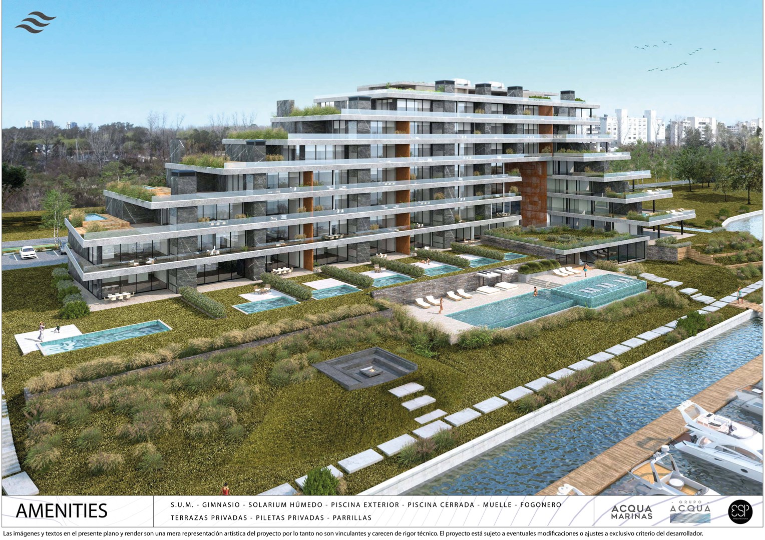 Departamento en Venta en Acqua Marinas, Nordelta, Tigre